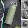 Термокружка THERMOCAFE TCSB-600SY (GR)0,6L из нержавеющая стали 707154